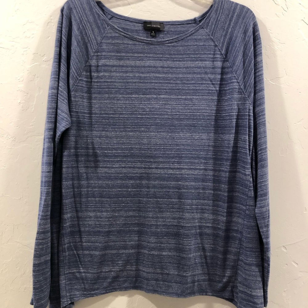 Slate Blue Long Sleeve Top